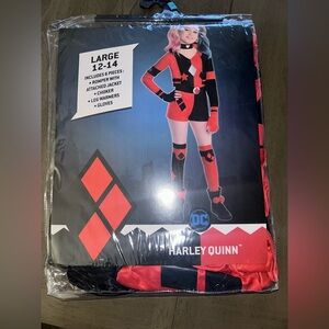 Harley Quinn Costume Set - Red and Black